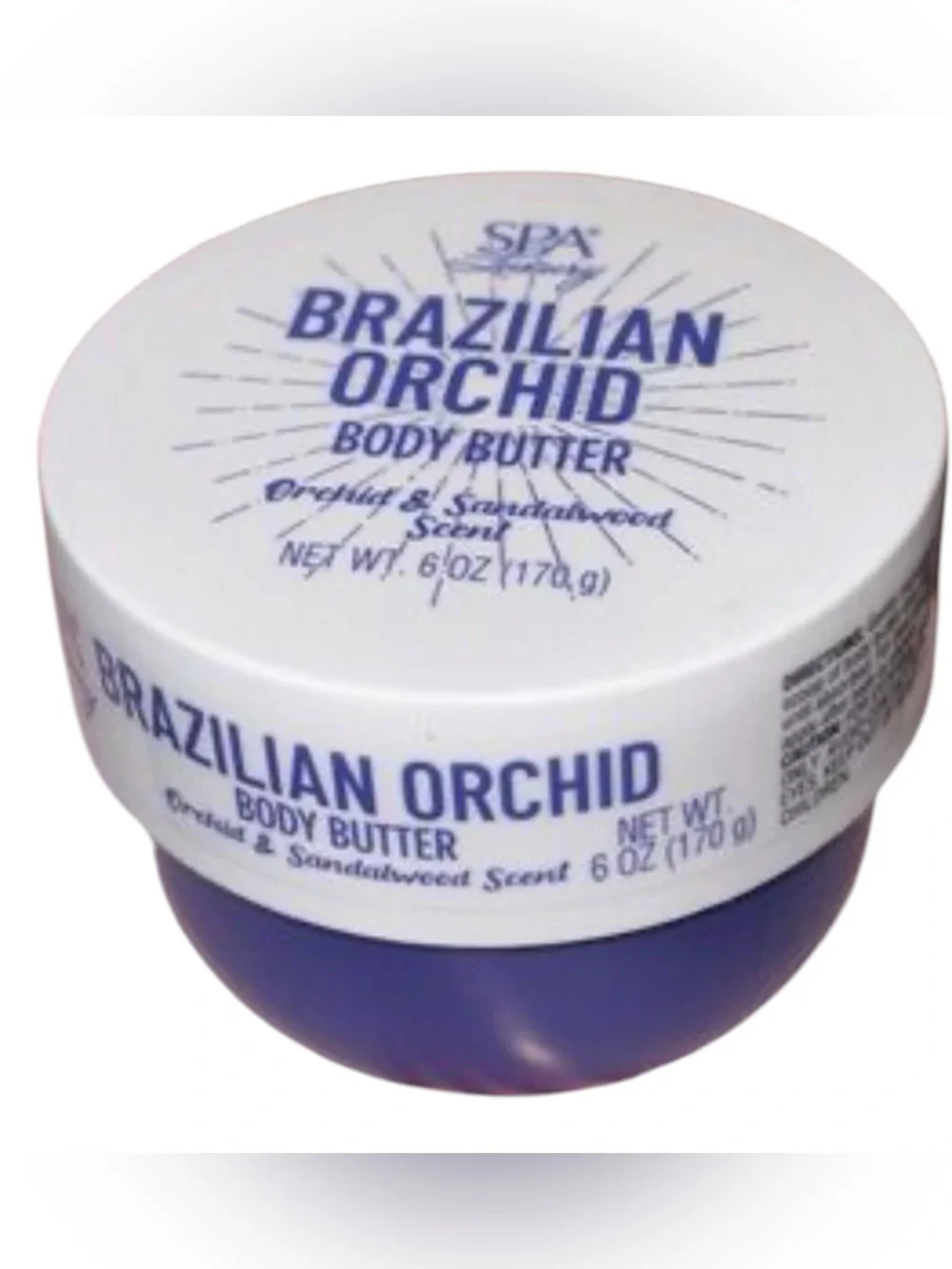 Spa Luxury Brazilian Orchid Body Butter Orchid & Sandalwood Scent